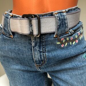 Calvin Klein Square Gunmetal Buckle Belt Size 34